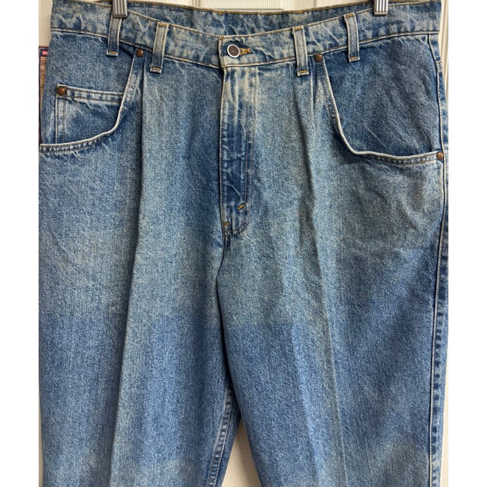 Levi’s 550 Relaxed Fit Jeans Made in USA Vintage W38 L30 Tapered Leg Blue New - Picture 2 of 13
